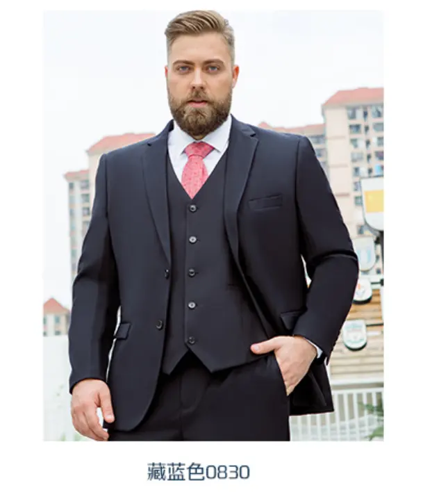 Ternos dos homens europeus e americanos tamanho grande negócio entrevista  vestido casamento de negócios mais terno dos homens do tamanho gordo