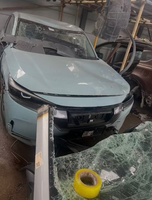 Kit de carrosserie avant pour Honda HR-V : pare-chocs avant, support de radiateur, renfort, protection des phares, protection du côté passager.