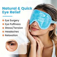 Masque rafraîchissant OEM pour les yeux gonflés, masque froid pour les yeux, compresse de glace pour les yeux après une chirurgie oculaire, soulagement de la tension et du stress, cernes