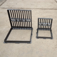 Couverture utilitaire Argelia Market Grille de ravin carrée en fonte ductile pour système de drainage Sécurité routière