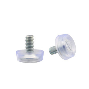 <b>Adjustable</b> Plastic Feet For Furniture Table Chair <b>Stool</b> Anti Slip Silent <b>Height</b> <b>Adjustable</b> Soft Rubber Base Minimalist Design - Product Image 1