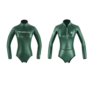 Best Quality Imported <strong>Yamamoto</strong> and Jako Neoprene Long Sleeve Grey Color <strong>Wetsuits</strong> for <strong>Freediving</strong> for Women - Product Image 5