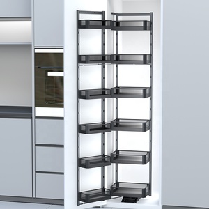 Modern Design Tall Pantry Cabinet With Pull-Out <b>Storage</b> Shelves <b>Kitchen</b> Cabinet Accessories for Efficient Pantry <b>Unit</b> <b>Storage</b> Ki - Product Image 5