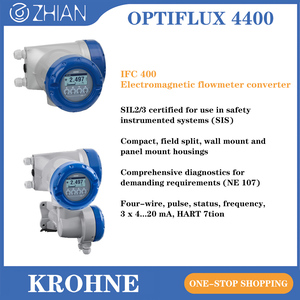 เครื่องวัดการไหล KROHNE OPTIFLUX4400 DN10 10 มม. เซ็นเซอร์วัดการไหลแบบแม่เหล็กสำหรับน้ำ OEM ปรับแต่งได้ - Product Image 1