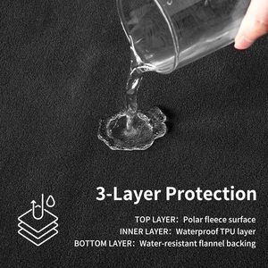 بطانية كلب ناعمة من القطيفة للحماية ضد الماء للسرير - Product Image 3