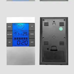 Indoor And Outdoor Alarm Clock Thermometer Digital Hygrometer Wireless Weather Forecast Station