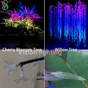 Diseño exclusivo al aire libre RGB IP65 impermeable Artificial Cherry Tree Light Cables ocultos ODM/OEM compatibles con paisaje Navidad - Product Image 6