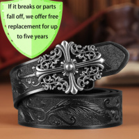 Ceinture en cuir de vachette véritable gravée sur mesure, boucle à ardillon tendance, motif géométrique rayé, longueur personnalisable, style décontracté, grande taille, accessoire