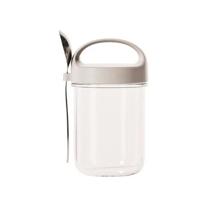 แก้วโอ๊ตมีลแบบพกพาพร้อมช้อน ปิดผนึกกันรั่ว สำหรับเดินทาง - Product Image 3