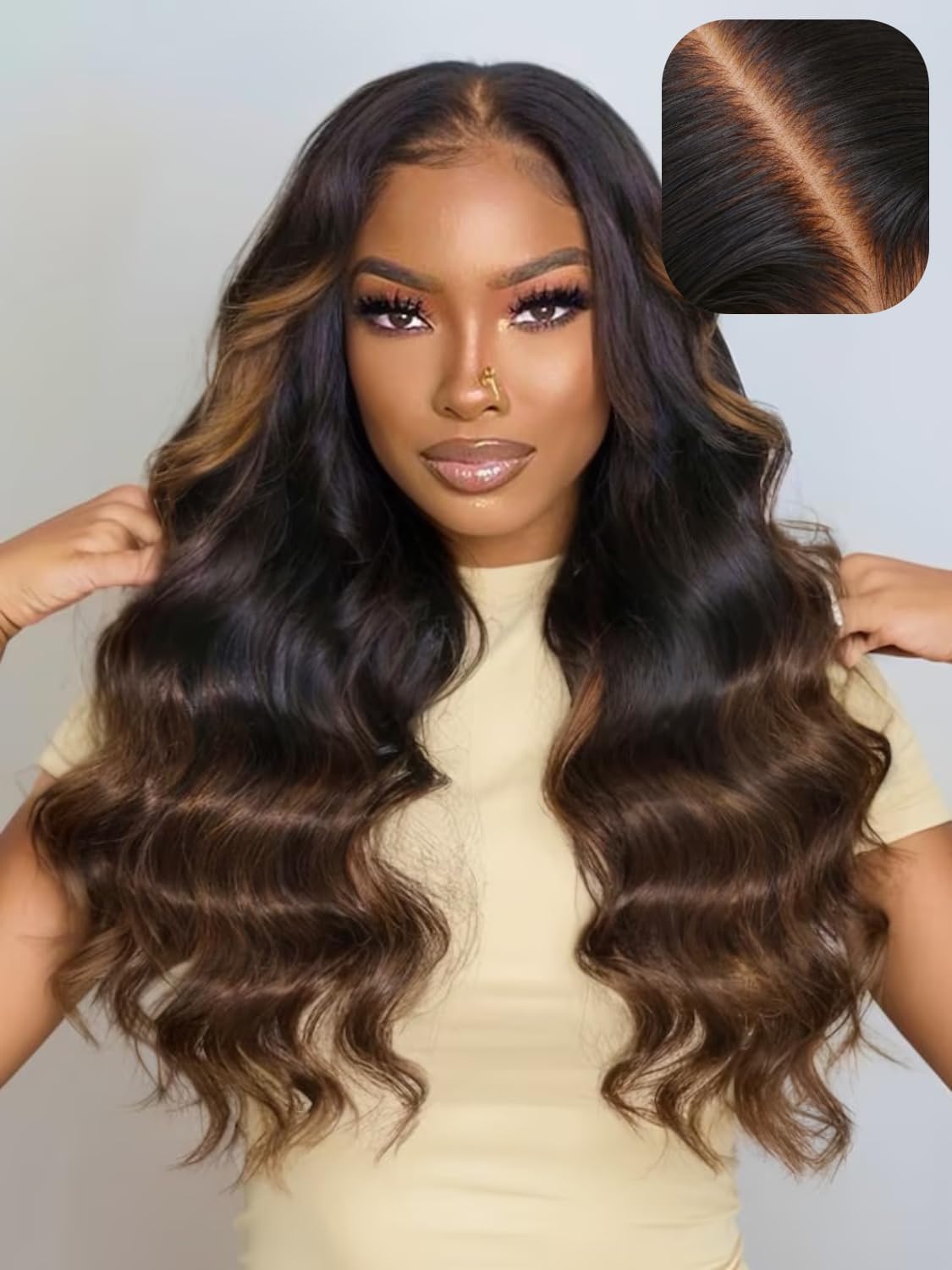 Bye Bye Knots Chestnut Brown Loose Wave Wig