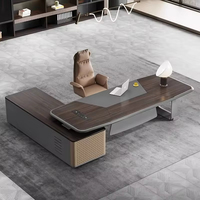 LBZ-79X Bureau de direction de luxe pour PDG et managers, mobilier de bureau