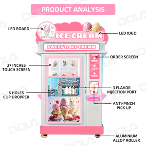 Hệ thống máy bán kem tự động Dola B2B cho văn phòng khách sạn tự phục vụ khả năng khối lượng lớn cho doanh nghiệp - Product Image 6