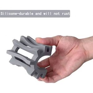 Non-Slip Silicone <b>Soap</b> Dish <b>Holder</b> Bathroom Accessories for Sink Deck Bathtub & Shower Drainer Case Saver - Product Image 3