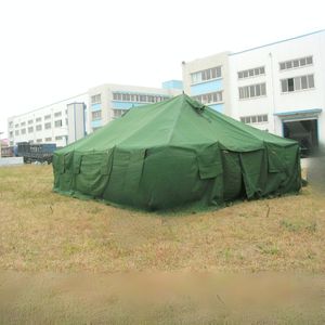 Carpa de Lona con Postes de Acero para 10 Personas, de Una Habitación, 10x5m, para Tres Estaciones, Impermeable, Resistente al Viento, Alojamiento para Grupos Grandes - Product Image 2