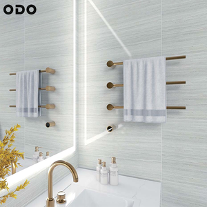 Scaldasalviette Elettrico <span class=keywords><strong>Cromato</strong></span> da Bagno a 5 Barre in <span class=keywords><strong>Acciaio</strong></span> Inox 304, Radiatore Scaldasalviette Elettrico a Parete - Product Image 2
