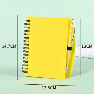 <b>A6</b> Students Pen Coil Soft Portable Wholesale PP Loose-Leaf Business Notebook Exercise Book Thermal Transfer Printing Advertising - Product Image 2