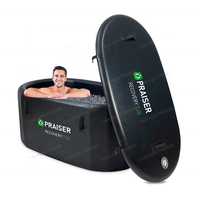 Athlètes Formation Thérapie Baignoire Gonflable Adulte Spa Extérieur Glace Baignoire Portable Baignoire