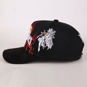 Customized High Quality Cotton 5 Panel Embroidery Cap New <b>Blank</b> Wholesale Logo Unisex Sporty Suede Baseball Hats - Product Image 6