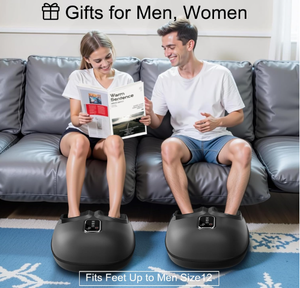 Masseur de pieds automatique Phenitech avec thérapie par la chaleur, noir, <span class=keywords><strong>machine</strong></span> de spa de pétrissage électrique avec commandes numériques - Product Image 6