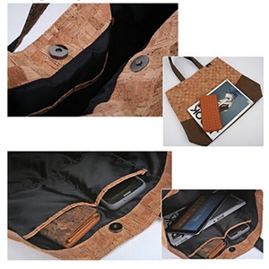 Bolso Tote de Corcho Ecológico para Mujer, Bolso de Mano Cruzado de Alta Calidad para Uso Diario, Viajes, Senderismo y Camping - Product Image 4