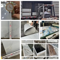 Panneau Mural PVC Anti-UV Décoration Maison Écologique Haute Qualité Direct Usine Chine pour Feuille PVC Marbre Décorative Intérieur