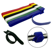 Attaches pour plantes réutilisables avec logo personnalisé, attaches auto-adhésives à boucles et crochets