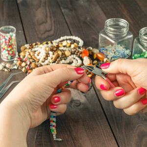 Outils de fabrication de bijoux Ensemble de pinces à bijoux comprenant une pince à bec rond et un coupe-fil - Product Image 6