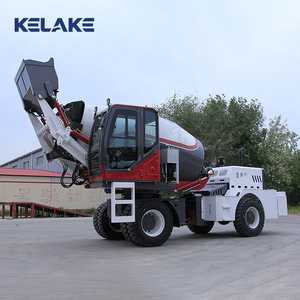 Camion malaxeur à béton auto-alimenté KELAKE blanc, conception 2x3, rayon de braquage court - Product Image 2