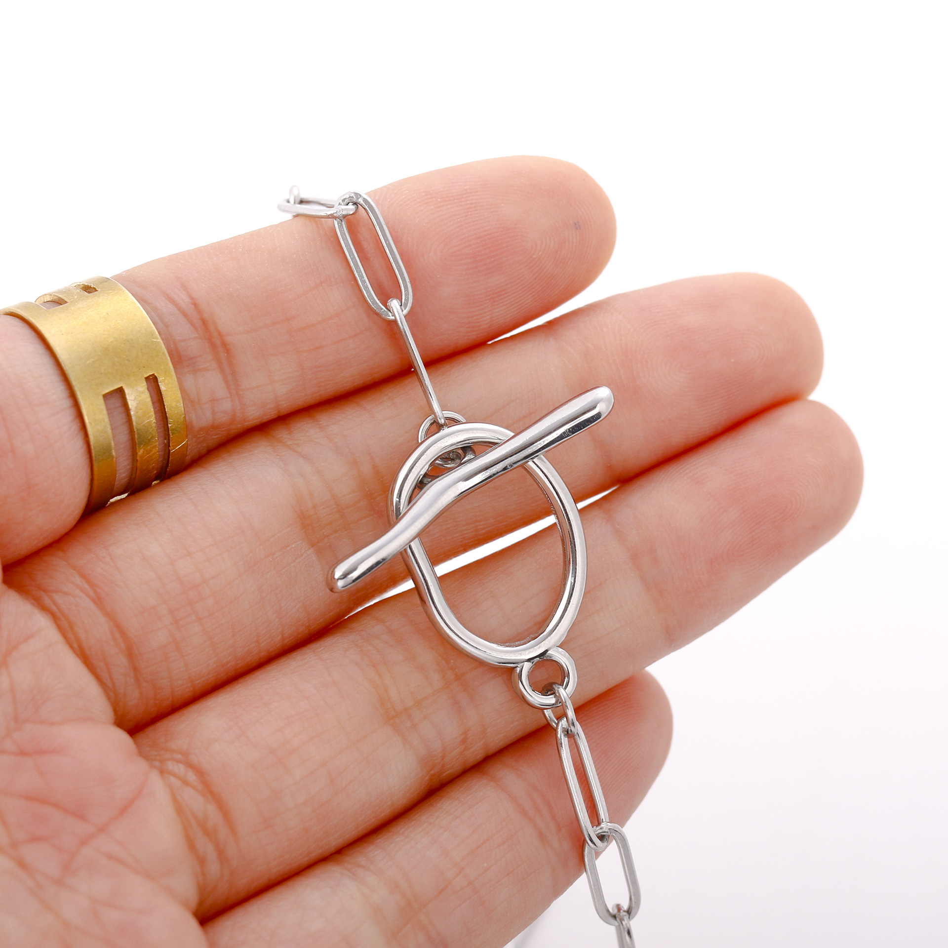 Jewelry Making Kit with Stainless Steel Toggle Clasp Beads Connect Bracelets & Necklaces-Findings & Components