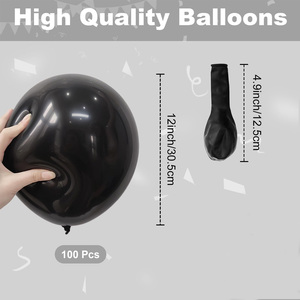 Kit d'arche <span class=keywords><strong>de</strong></span> ballons d'Halloween, guirlande <span class=keywords><strong>de</strong></span> ballons en latex noir et violet, ballons en feuille pour la décoration <span class=keywords><strong>de</strong></span> fête d'Halloween en famille, décorations d'Halloween - Product Image 4