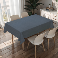 Nappe carrée à motif vert clair RNPT, nappe en plastique protectrice, rouleaux de nappe, couvre-table pour dîner en famille, anniversaire