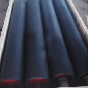 Nouveau rouleau recouvert de caoutchouc ou rouleau à caoutchouc enduit avec noyau en aluminium pour systèmes de convoyeurs de restaurants, capacité de charge de 150 kg - Product Image 2