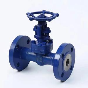 Vanne à boisseau sphérique Z41H-16 A105 en acier forgé à double bride avec résistance aux hautes températures pour l'huile, bride en acier inoxydable soudée - Product Image 4