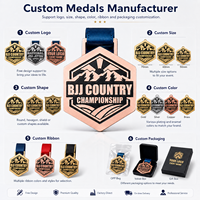 Medallas y Trofeos Deportivos de Béisbol y Cricket con Marco Metálico Esmaltado Suave y Duro, Personalizados al por Mayor por el Fabricante, con Cinta, Modelo 2026