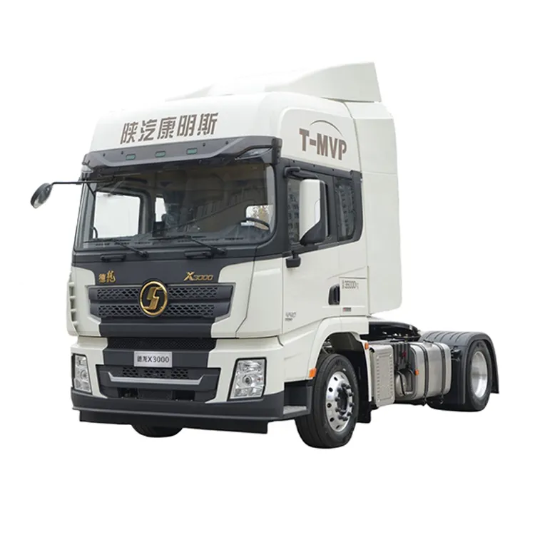 Yardımcı araçlar Shacman ağır çiftlik traktörü kamyon fiyat traktör kargo kamyon 3 aks yeni marka traktör kamyon konteyner Yard için