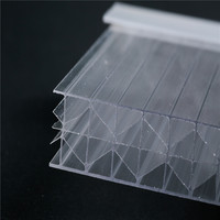 Étanche 12mm 18mm Feuille d'éclairage en polycarbonate en forme de U Toit à revêtement UV Hôtel extérieur