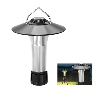 Multi-function Recyclable rechargeable Lamp Nine In One Mini Flashlight Waterproof Magnet Camping Light Lantern with Tripod Hook