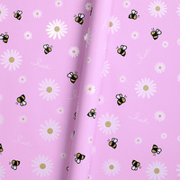 Abeille tournesol motif coréen Designer Bouquet fleur emballage papier rouleau étanche fleuriste fournitures Floral cadeau pour emballage