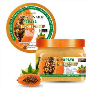 Exfoliante corporal de arbutina, azúcar refinado, sal de baño para piel de gallina, sal de baño, exfoliante de café y cúrcuma 650g - Product Image 3