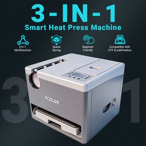 Combo Heat Press Machine 3 in 1 Multifunction DTF Sublimation Printer Transfer Mug Hat Plate <strong>T</strong>-<strong>Shirt</strong> - Product Image 2