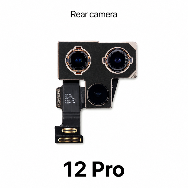 Mobile Phone Rear Camera for iPhone 12 Pro Camera Rear Flash