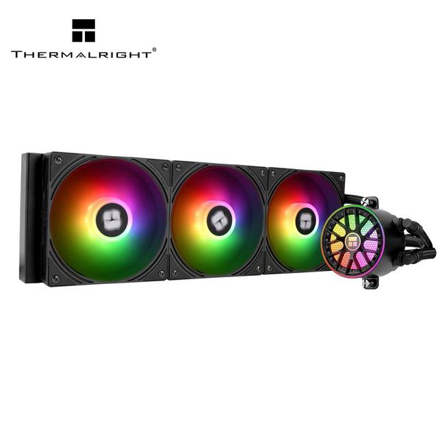 Thermalright Aqua Elite 360 V6 Black AIO Liquid Cooler ARGB Sync Massive Airflow Extreme Liquid Cooling System