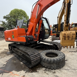 Machine à chenilles d'excavatrice utilisée Hitachi en vente à Shanghai EX120-3 Chine Haute efficacité de travail Offre Spéciale en stock - Product Image 6