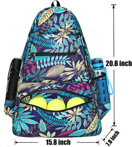 Sac à raquettes de pickleball multifonctionnel, sac à dos de sport, sac de tennis avec compartiment pour chaussures, sac à dos de pickleball et de tennis, échantillon gratuit - Product Image 4