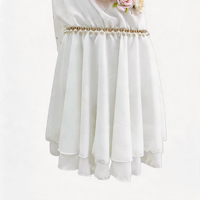 Costume de ballet blanc Cupidon AL-S0110 pour enfants, femmes et adultes, robe de performance et de compétition décorée de fleurs, tutu de ballet