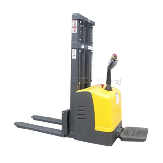 Hoàn Toàn Điện Pallet Stacker1 Tấn Pin Xe Nâng Thành Phố Logistics Station Cargo Stacker