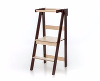 Bois bébé enfant en bas âge escabeau pour enfant étapes de la tour d'apprentissage tour de cuisine pour enfants tabouret pliant en bois tour d'apprentissage