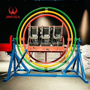 Manège portable sans moteur pour parc d'attractions, type gyroscope humain extérieur, Spaceball, anneau spatial tridimensionnel - Product Image 4