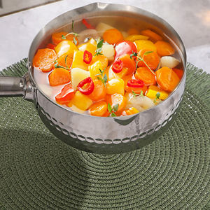 Nouveauté : Sets <span class=keywords><strong>de</strong></span> <span class=keywords><strong>table</strong></span> isolants en PP tressé à la main, couleur unie, pour la décoration et la protection des tables. - Product Image 5