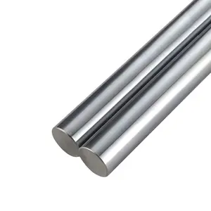 4130 4140 sae1045 c45e Piston Rod S45C cứng Chrome xi lanh thủy lực mạ Đường kính que 45mm cho trục tuyến tính